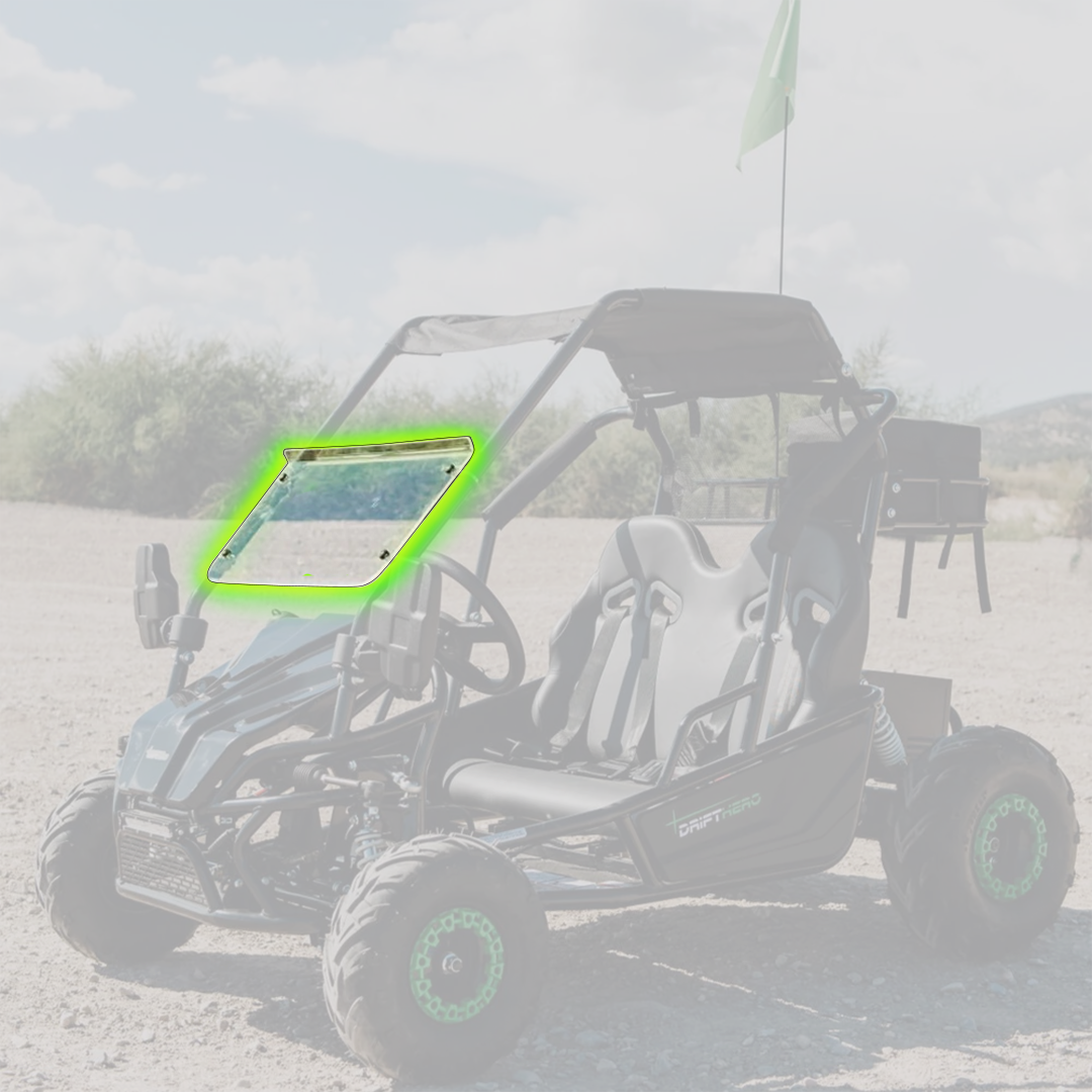 Wind Shield - 2 Seat Go Kart (Gas & EV)