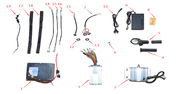 Speed control switch knob - EV Dirt Bike (1600W & 2500W)