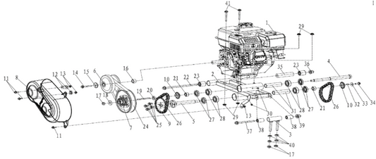 CVT Bracket - 2 Seat Go Kart (Gas)