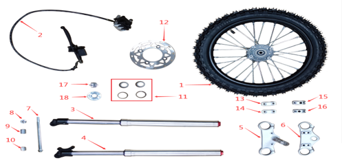 Cone Bearing - EV Dirt Bike (1600W & 2500W)