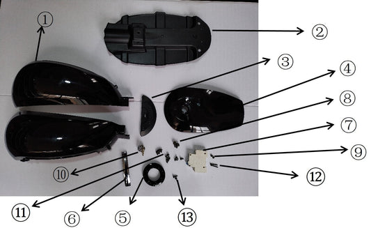 Fuel Tank Lock - 1500W Electric Mini Bike