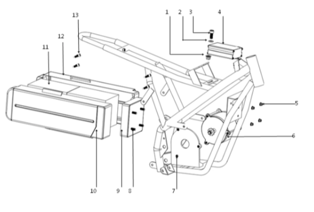 Controller 24V - 500W Dirt Bike