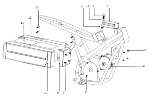 Controller 24V - 500W Dirt Bike