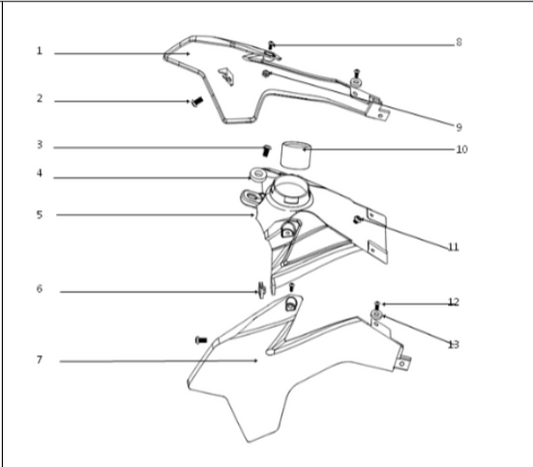 Nut Clamp - 500W Dirt Bike