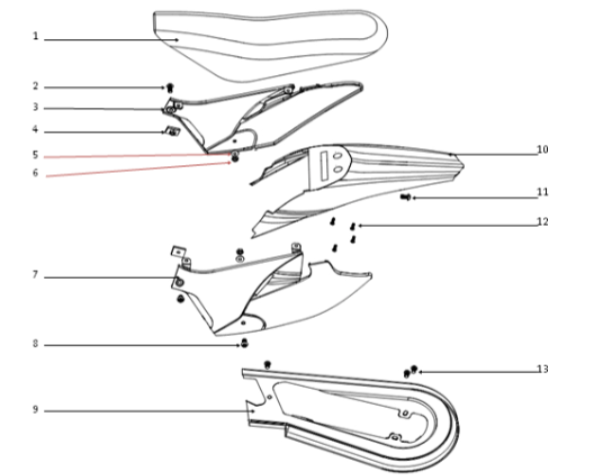 Nut Clamp - 500W Dirt Bike